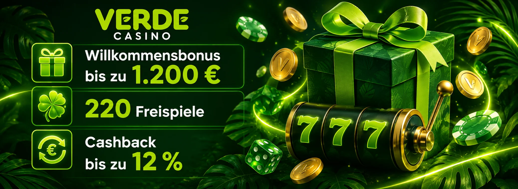 bis 1.200 € + 220 Freispiele