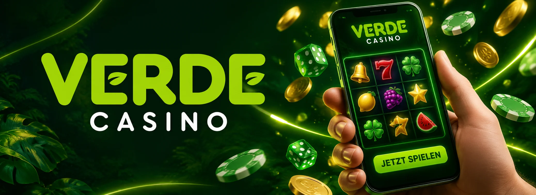 Verde Casino Willkommensbonus bis 1.200 Euro plus 220 Freispiele mit Slots, Live-Casino und Sportwetten